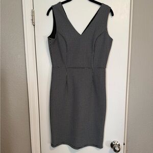 Chic Black and White Mini Dress